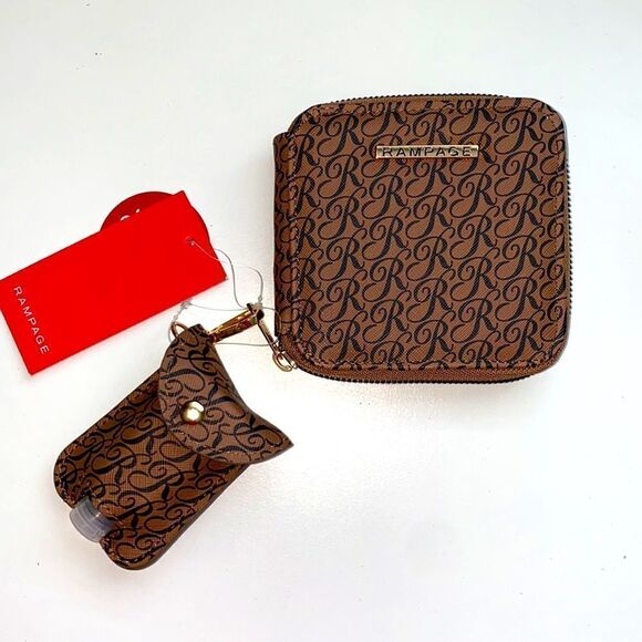 Rampage wallet  wristlet & hand sanitizer charm New - Picture 1 of 7